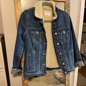 Sherpa Lined Jean Jacket
